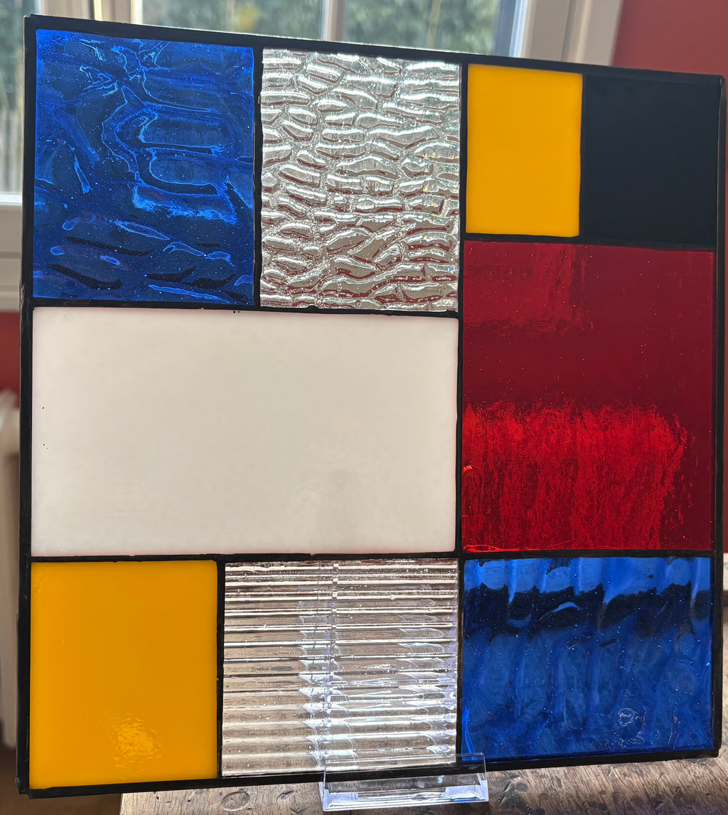 Tableau à la manière de Mondrian